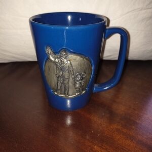 Disney Blue Mug with Silver Character Design